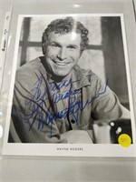 Wayne Rogers of "MASH" autographed photo