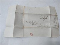 1847 stampless cover from London U.C.