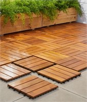 $89.00 VIFAH Outdoor Patio 4-Slat Acacia