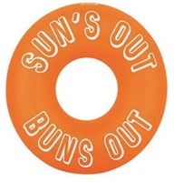 SunnyLife 43.5" Pool Ring Neon Orange Sun's Out