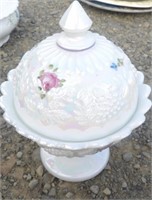 Irridescent Westmoreland Candy Dish w/ Lid