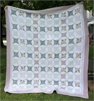 Quilted Bedspread and Shams