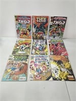 Lot of 9 Marvel Comics