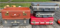 5 - Vintage Suitcases
