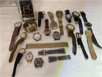 men's watches, parts, repair