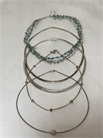 Sterling Silver Chokers Marked