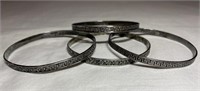 Sterling Silver Bracelets -Marked