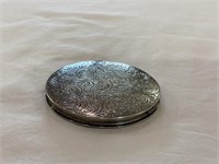 Sterling Silver Compact Signed HB -Marked