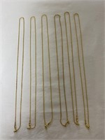 18k Gold Over Sterling Necklaces -Marked