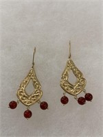 JCM 14k gold earrings -Marked