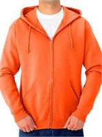 SIZE SMALL JERZEES MEN'S ZIP HOODIE