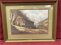 Framed print by Russell May Butcher Holler Home