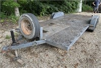 18' Tandem Axle Steel Deck Trailer
