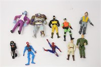 Action Figure Toy Lot Ghostbusters Spiderman