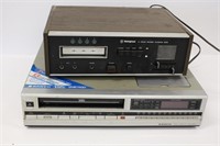 Sanyo VHS & Westinghouse 8 Track Player
