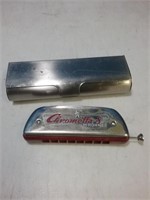Honor chromata 8 harmonica with stainless case