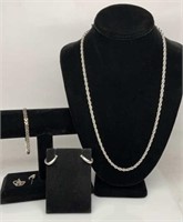 Necklace Bracelet Earrings & Pendant