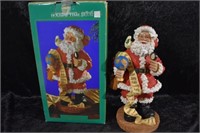 Holiday Time Resin Santa Clause Figurine 11"