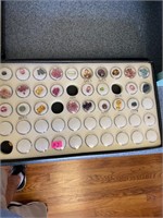 Assorted Gemstones in Cases