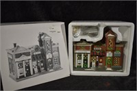 Dept 56 Christmas in The City "Riverside Row Shops
