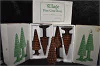 Dept 56 5 Village "Pine Cone Trees"