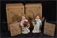 Boyds Barefoot Angels, 2 Angles in Original Boxes