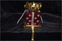 Metal Gift Box Christmas Stocking Hanger