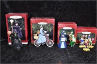 4 Hallmark Wizard of Oz Ornaments "Witch Of The