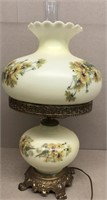 Fenton Lamp Hand-painted-electric