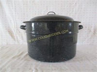 Speckled granite canning pot w/lid