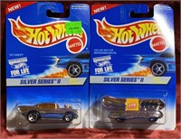 1995 Hotwheels Silver Series Die Cast Cars