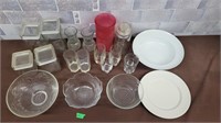 Kitchen dishes, serving dishes, etc