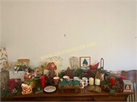 Assorted Christmas Decorations and Goodies