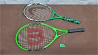 2x Tennis racquets