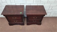 2x Bed side tables