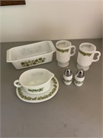 Corelle Dishes & Pyrex Loaf Pan
