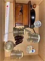 Coffee grinder and insulators plus more