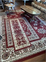 Floor rugs approximate measurements Of largest is