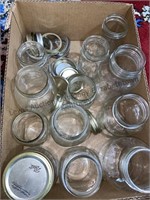 Canning jars and rings