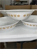 3 Vintage Correll bowls