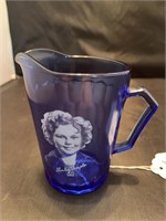 Blue Shirley Temple Pitcher