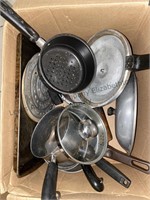 Assortment of pots and pans