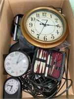 Assortment of clocks and more