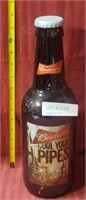 BIGGER BUDWEISER GLASS COLLECTOR BOTTLE