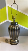 Table Lamp - Heavy Metal - 29” tall from base to