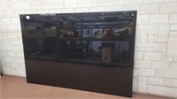 Large new style black board (glass/metal) 6ft long