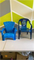 2 outdoor toddler patio/lawn chairs