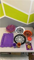 Halloween party supplies - serving trays,