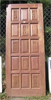 Hardwood raised panel door