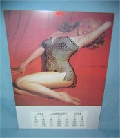 Marilyn Monroe calendar retro style advertising si